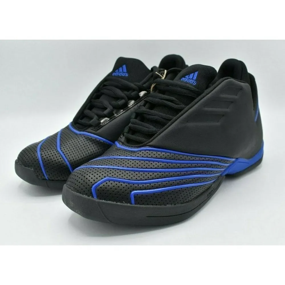 NWB Adidas Men Size 8 TMAC 2 Restomod Royal Blue Black Basketball Sneaker FX4992